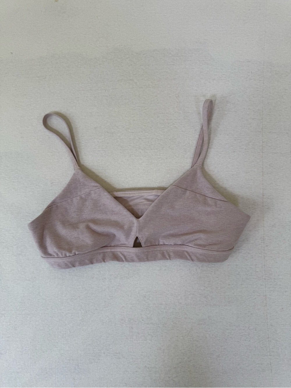 Alo Lounge Bra Pink Heather